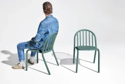 Fred's Armchair Tuinstoel met armleuning, groen, 60x59.5x80.5 cm