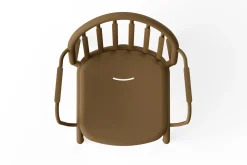 Fred's Armchair Tuinstoel met armleuning, bruin, 60x59.5x80.5 cm