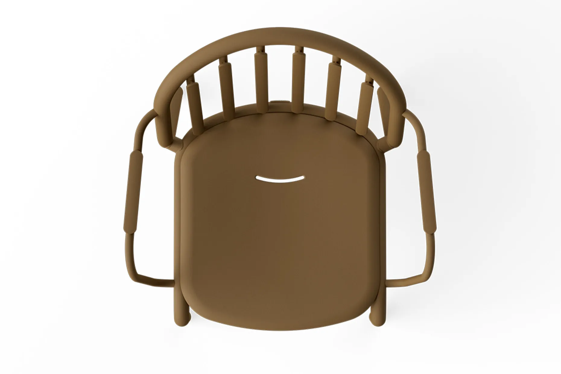 Fred's Armchair Tuinstoel met armleuning, bruin, 60x59.5x80.5 cm