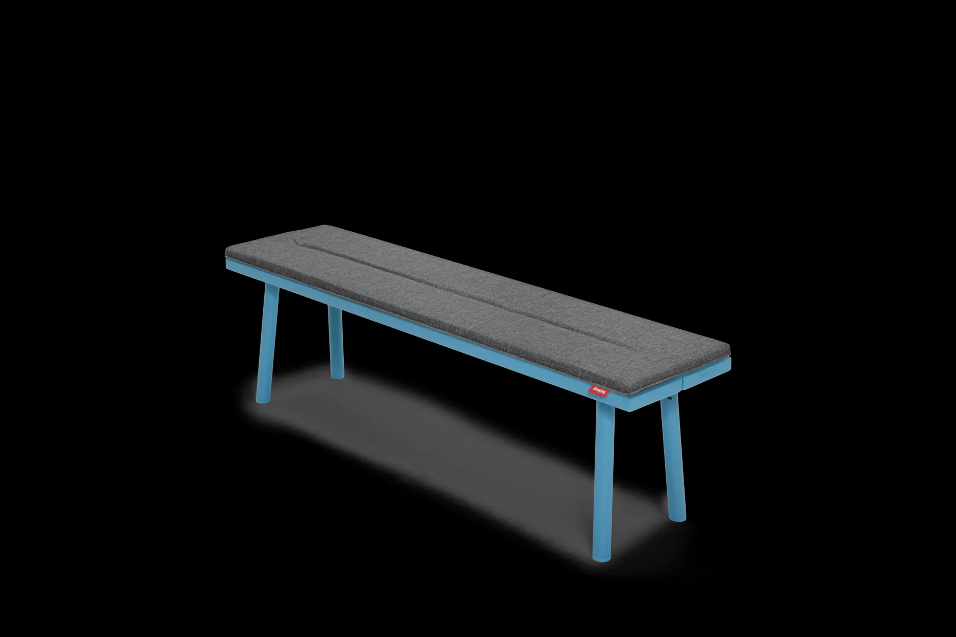Fred's Bench Pillow Tuinkussen, grijs, 160x40x3.5 cm