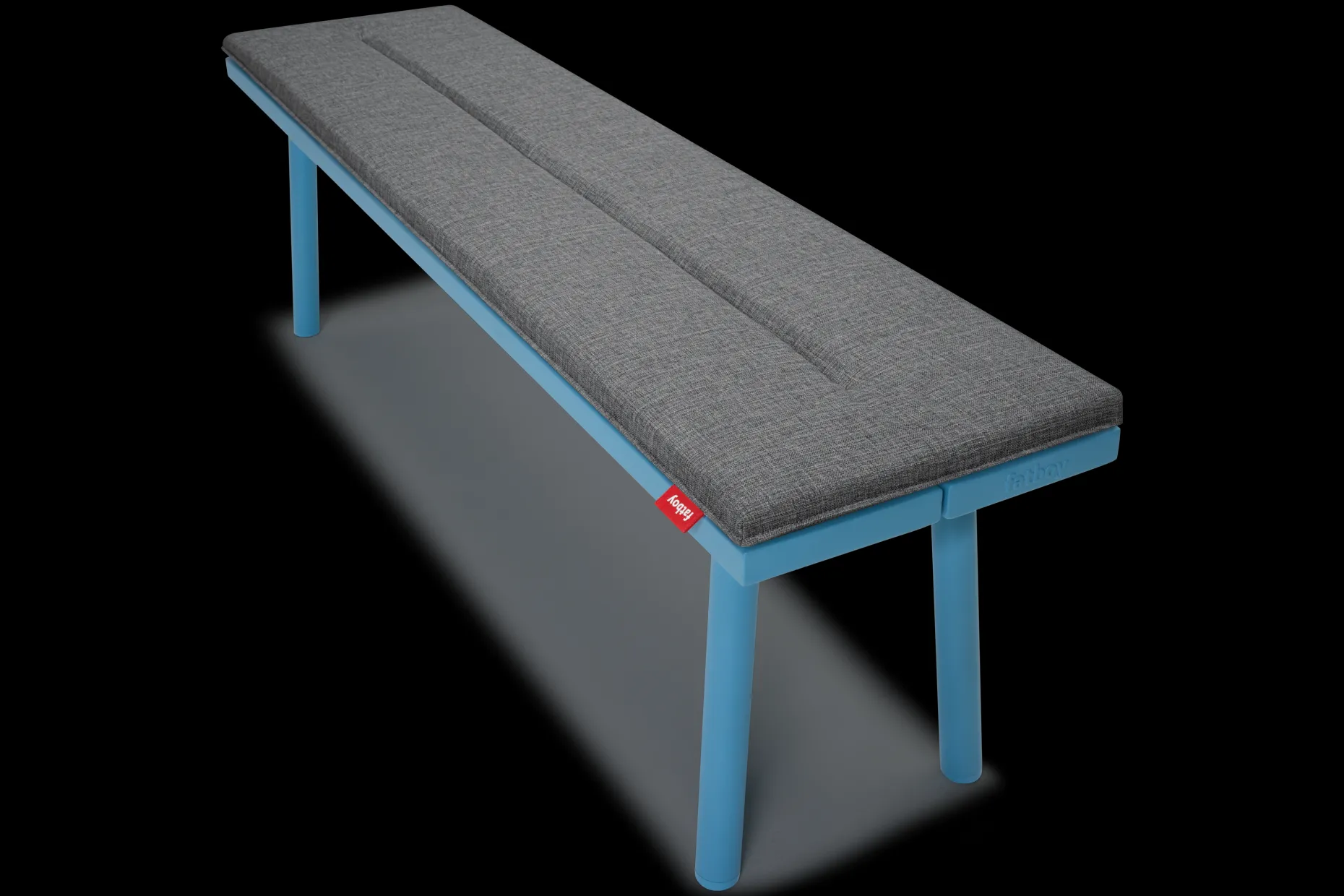Fred's Bench Pillow Tuinkussen, grijs, 160x40x3.5 cm