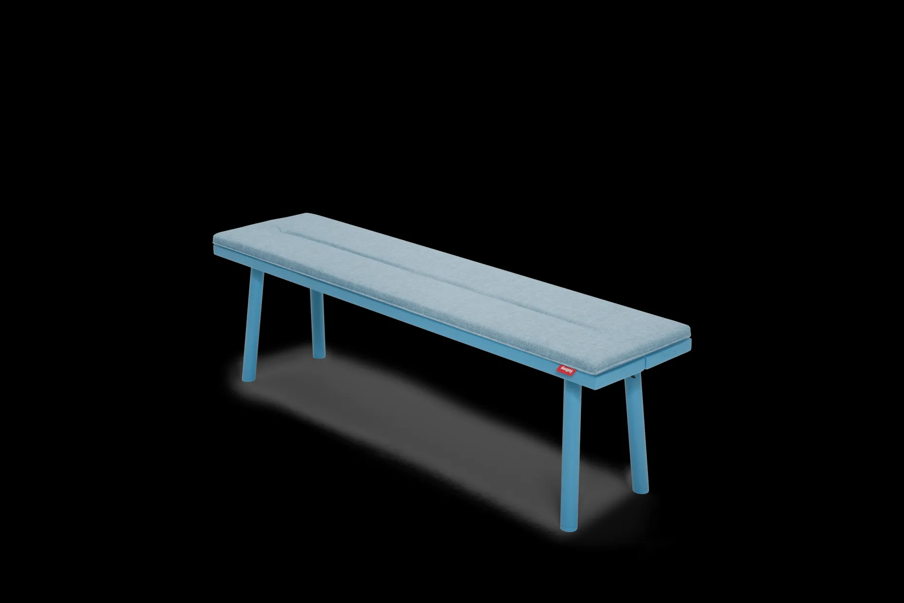 Fred's Bench Pillow Tuinkussen, blauw, 160x40x3.5 cm