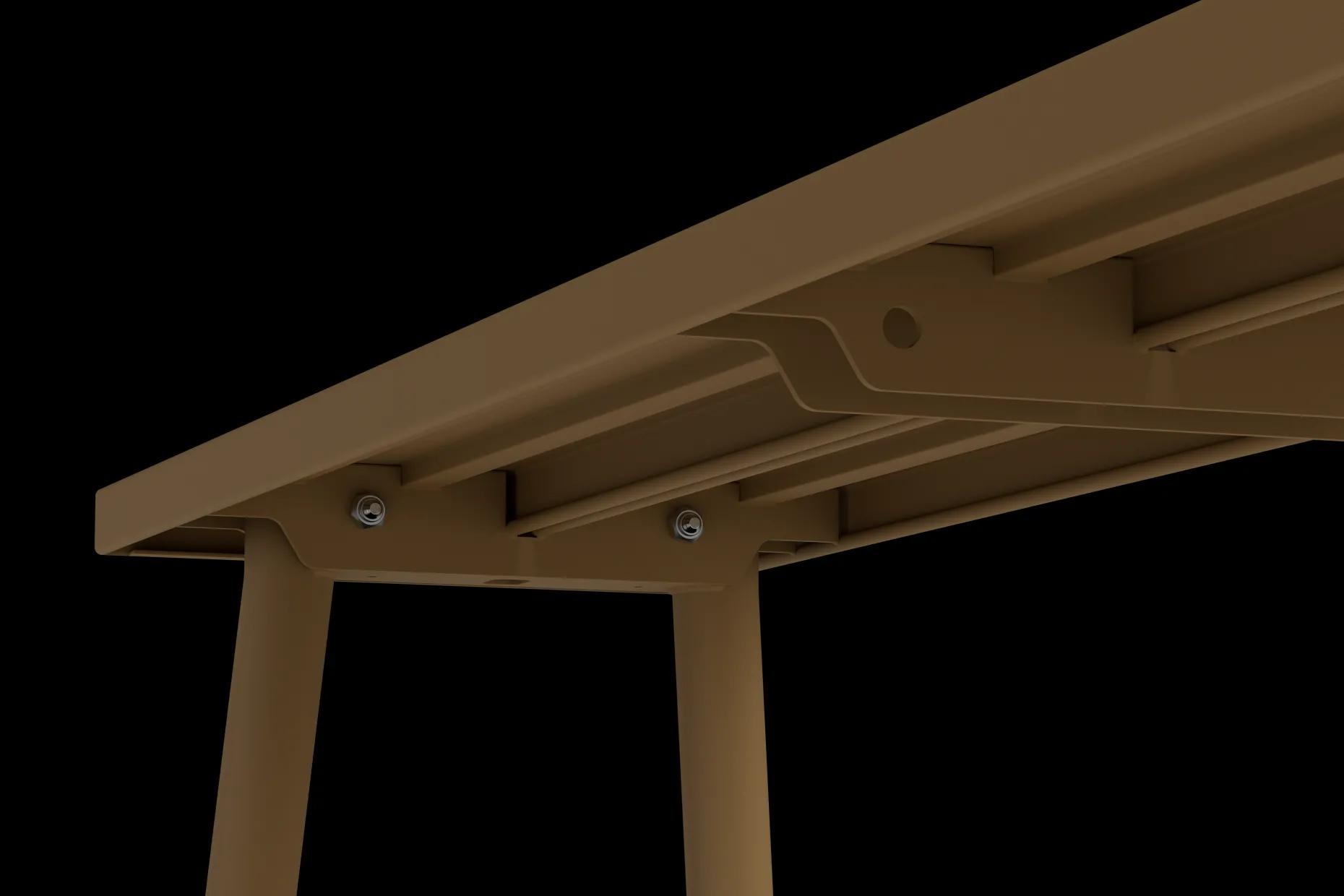Fred's Bench Tuinbank, bruin, 160x40x46.5 cm