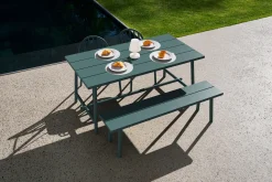 Fred's Bench Tuinbank, groen, 160x40x46.5 cm
