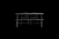 Fred's Bench Tuinbank, zwart, 160x40x46.5 cm