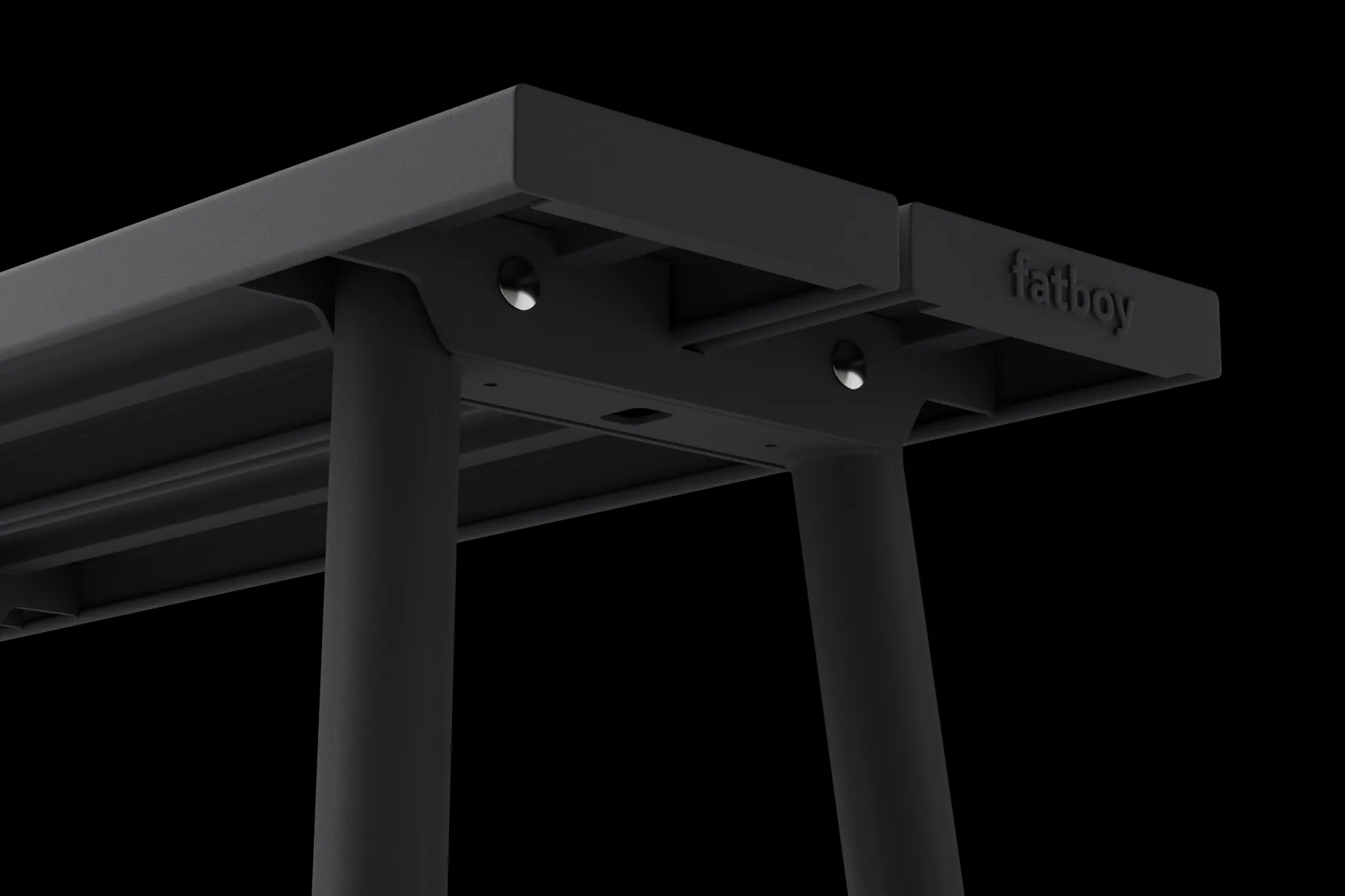 Fred's Bench Tuinbank, zwart, 160x40x46.5 cm