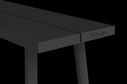 Fred's Bench Tuinbank, zwart, 160x40x46.5 cm