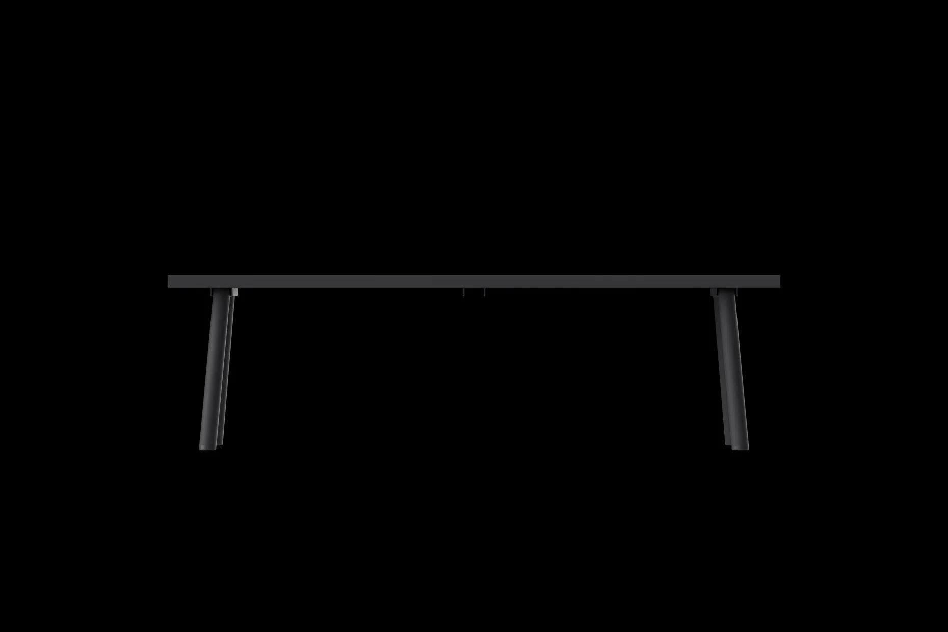 Fred's Bench Tuinbank, zwart, 160x40x46.5 cm