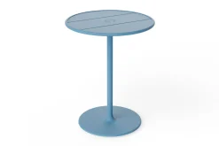 Fred's Bistreau Kleine tuintafel rond, blauw, 60x60x76 cm