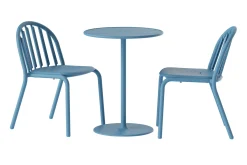 Fred's Bistreau Kleine tuintafel rond, blauw, 60x60x76 cm