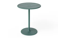 Fred's Bistreau Kleine tuintafel rond, groen, 60x60x76 cm