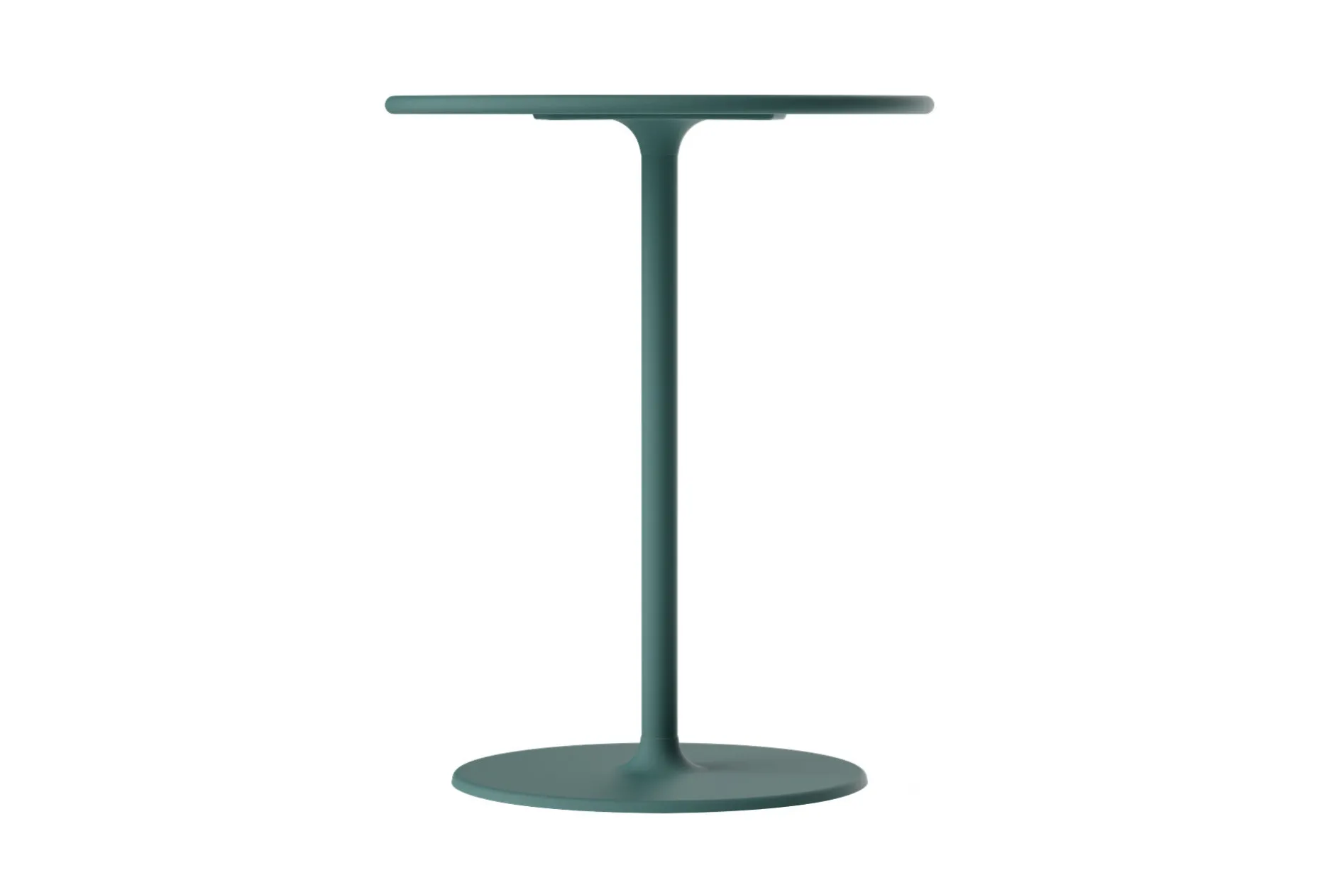 Fred's Bistreau Kleine tuintafel rond, groen, 60x60x76 cm