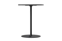 Fred's Bistreau Kleine tuintafel rond, zwart, 60x60x76 cm
