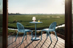 Fred's Chair Tuinstoel, blauw, 52x56x80.5 cm