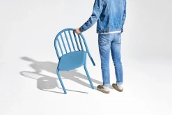 Fred's Chair Tuinstoel, blauw, 52x56x80.5 cm