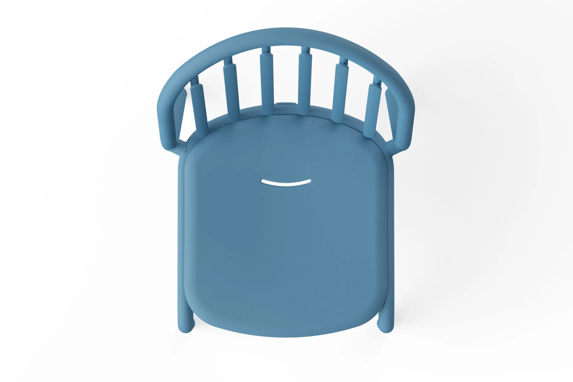 Fred's Chair Tuinstoel, blauw, 52x56x80.5 cm