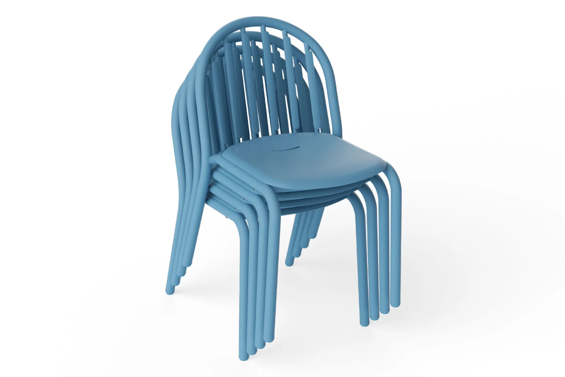Fred's Chair Tuinstoel, blauw, 52x56x80.5 cm