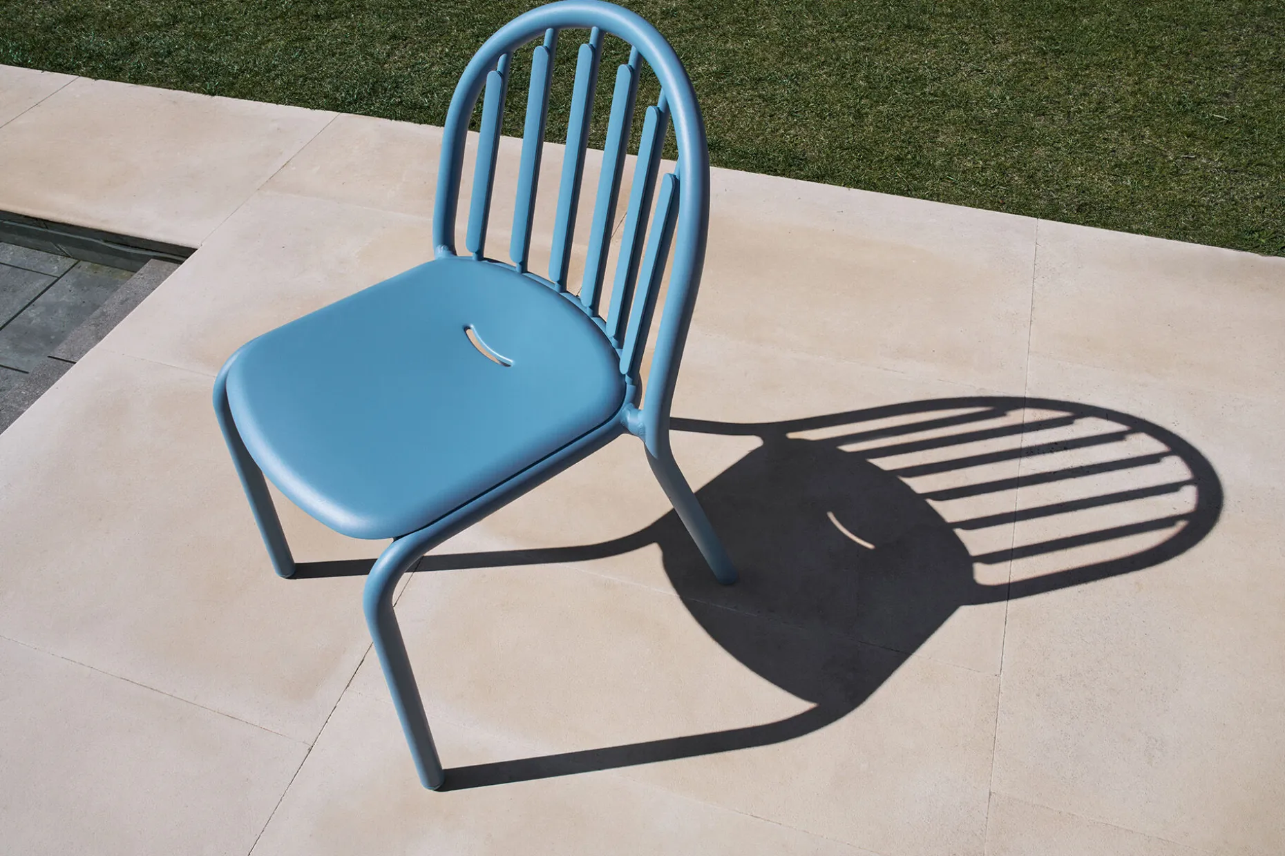 Fred's Chair Tuinstoel, blauw, 52x56x80.5 cm