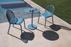 Fred's Chair Tuinstoel, blauw, 52x56x80.5 cm