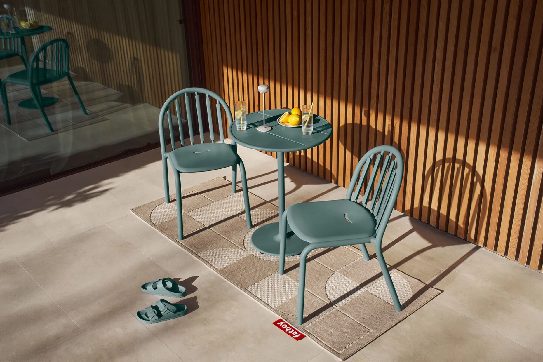 Fred's Chair Tuinstoel, groen, 52x56x80.5 cm