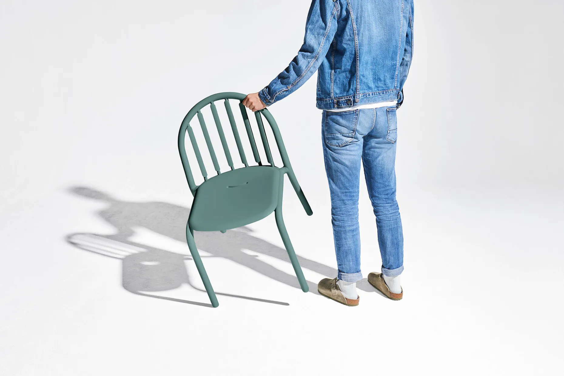 Fred's Chair Tuinstoel, groen, 52x56x80.5 cm