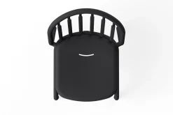 Fred's Chair Tuinstoel, zwart, 52x56x80.5 cm