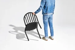Fred's Chair Tuinstoel, zwart, 52x56x80.5 cm