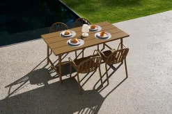 Fred's Medium Table Tuintafel, bruin, 170x90x76 cm