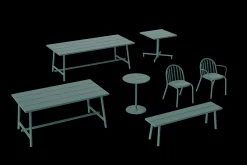 Fred's Medium Table Tuintafel, groen, 170x90x76 cm