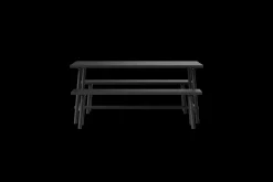 Fred's Medium Table Tuintafel, zwart, 170x90x76 cm