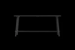 Fred's Medium Table Tuintafel, zwart, 170x90x76 cm