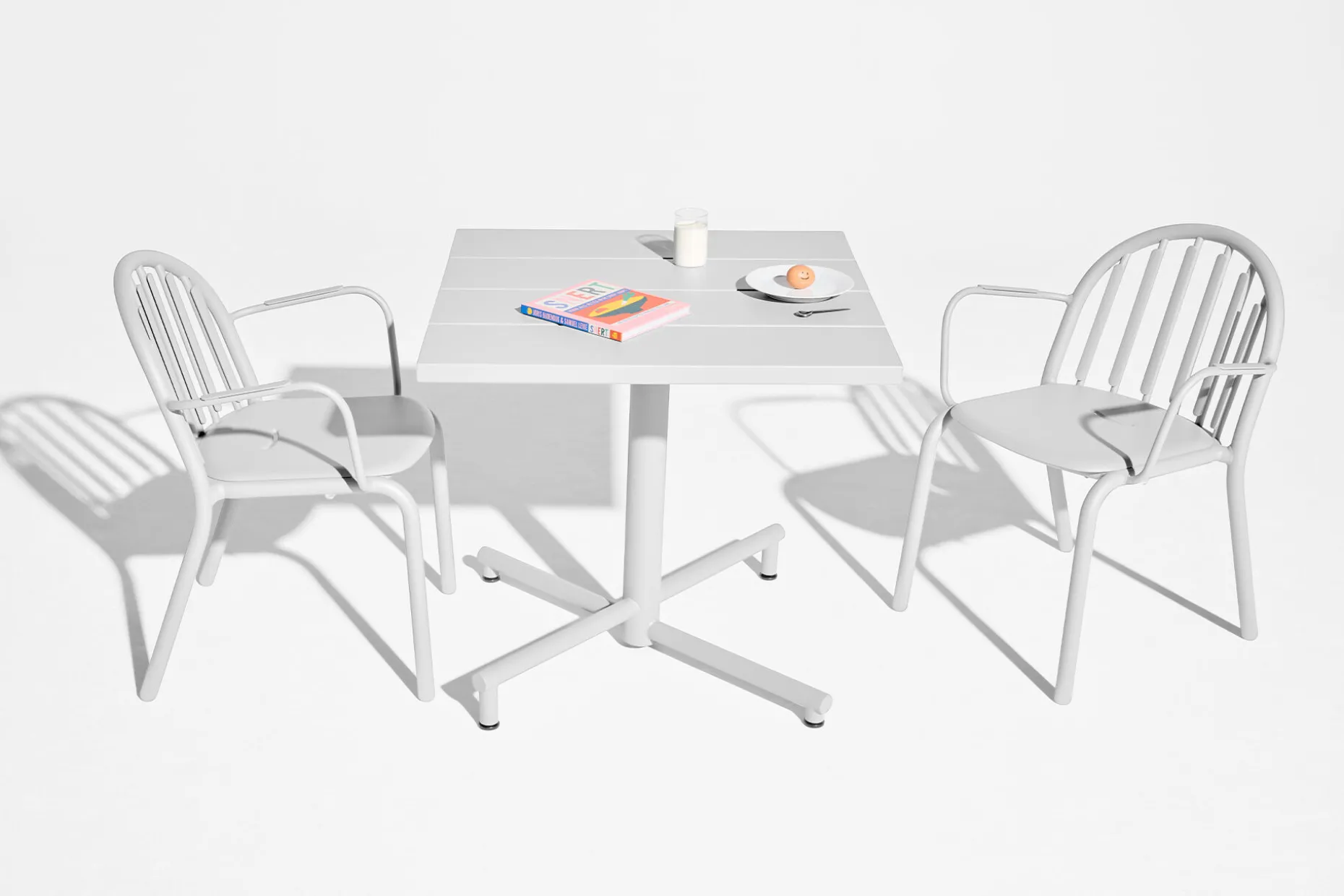 Fred's Square Bistreau Kleine tuintafel vierkant, 80x80x76 cm