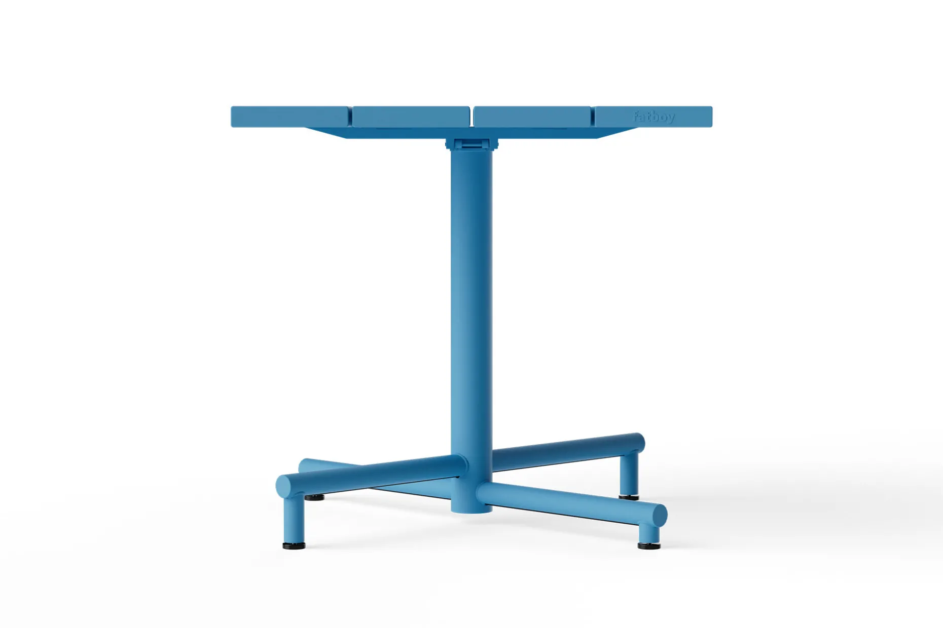 Fred's Square Bistreau Kleine tuintafel vierkant, blauw, 80x80x76 cm