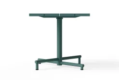 Fred's Square Bistreau Kleine tuintafel vierkant, groen, 80x80x76 cm