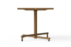 Fred's Square Bistreau Kleine tuintafel vierkant, bruin, 80x80x76 cm
