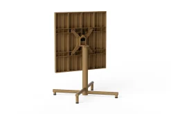 Fred's Square Bistreau Kleine tuintafel vierkant, bruin, 80x80x76 cm