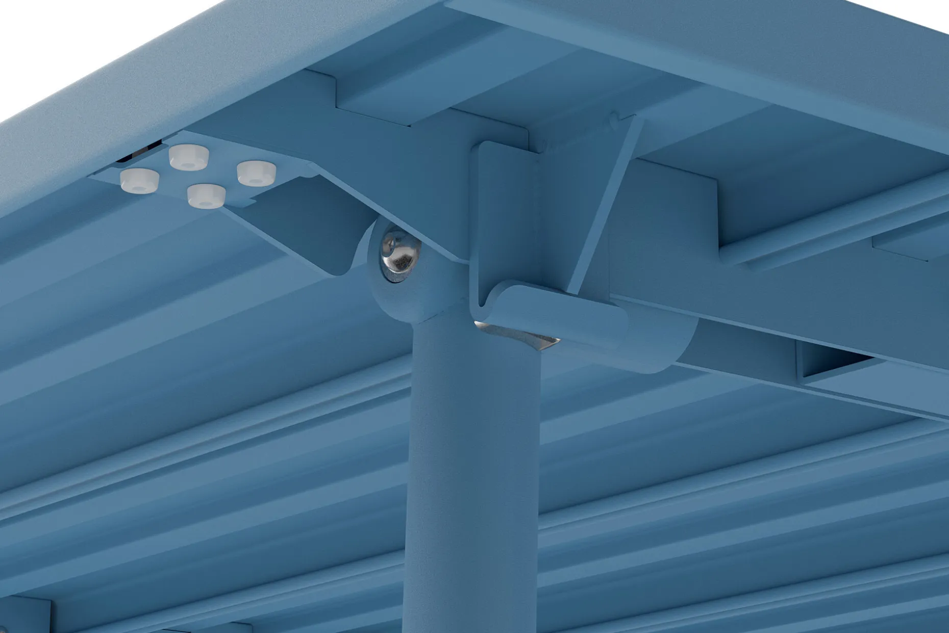 Fred's Table Tuintafel, blauw, 220x100x76 cm