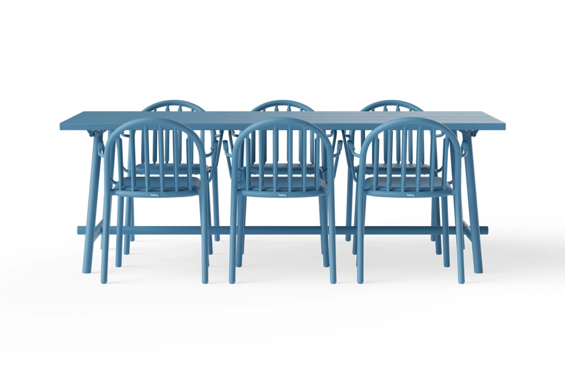 Fred's Table Tuintafel, blauw, 220x100x76 cm