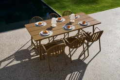 Fred's Table Tuintafel, bruin, 220x100x76 cm