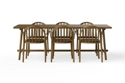 Fred's Table Tuintafel, bruin, 220x100x76 cm