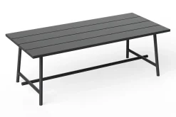 Fred's Table Tuintafel, zwart, 220x100x76 cm