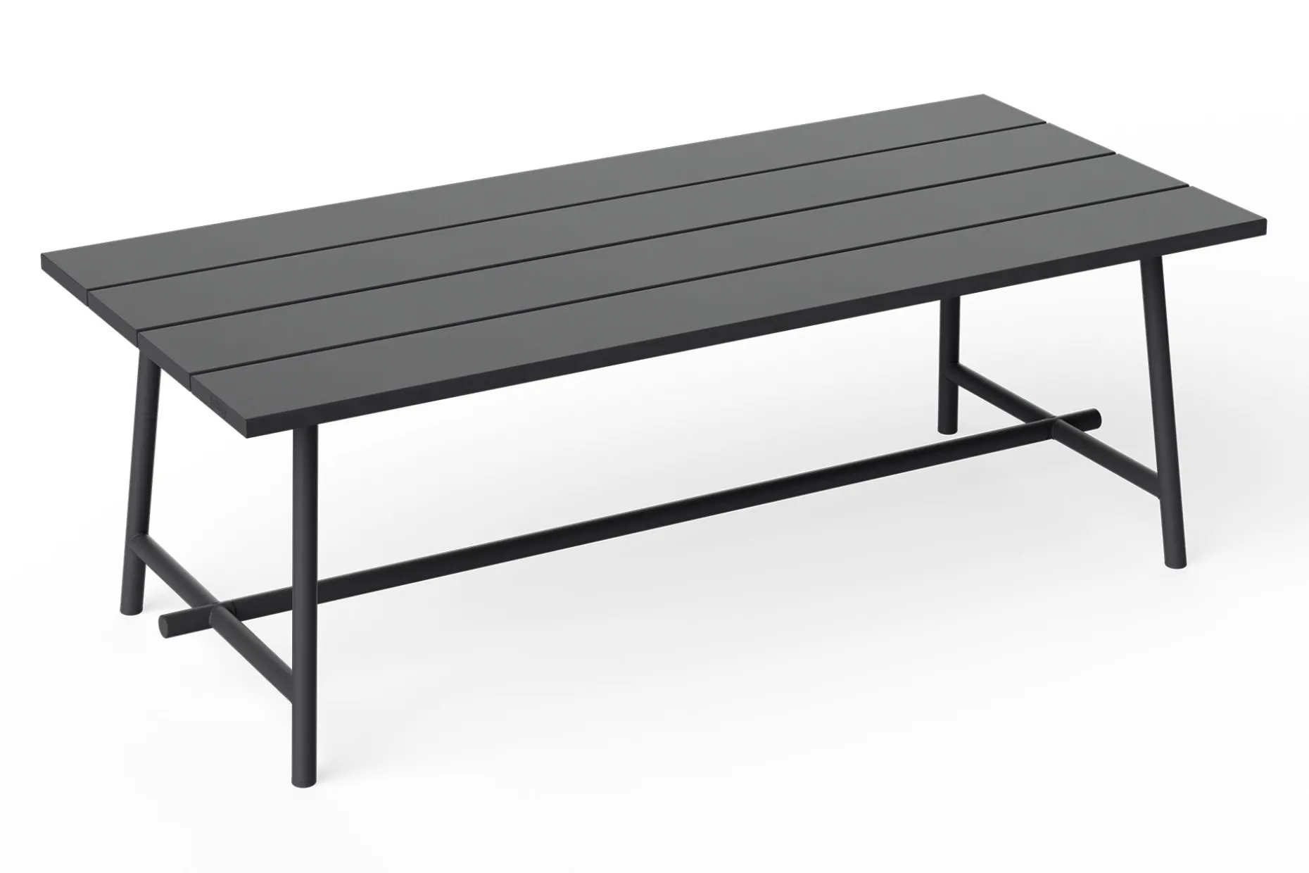 Fred's Table Tuintafel, zwart, 220x100x76 cm
