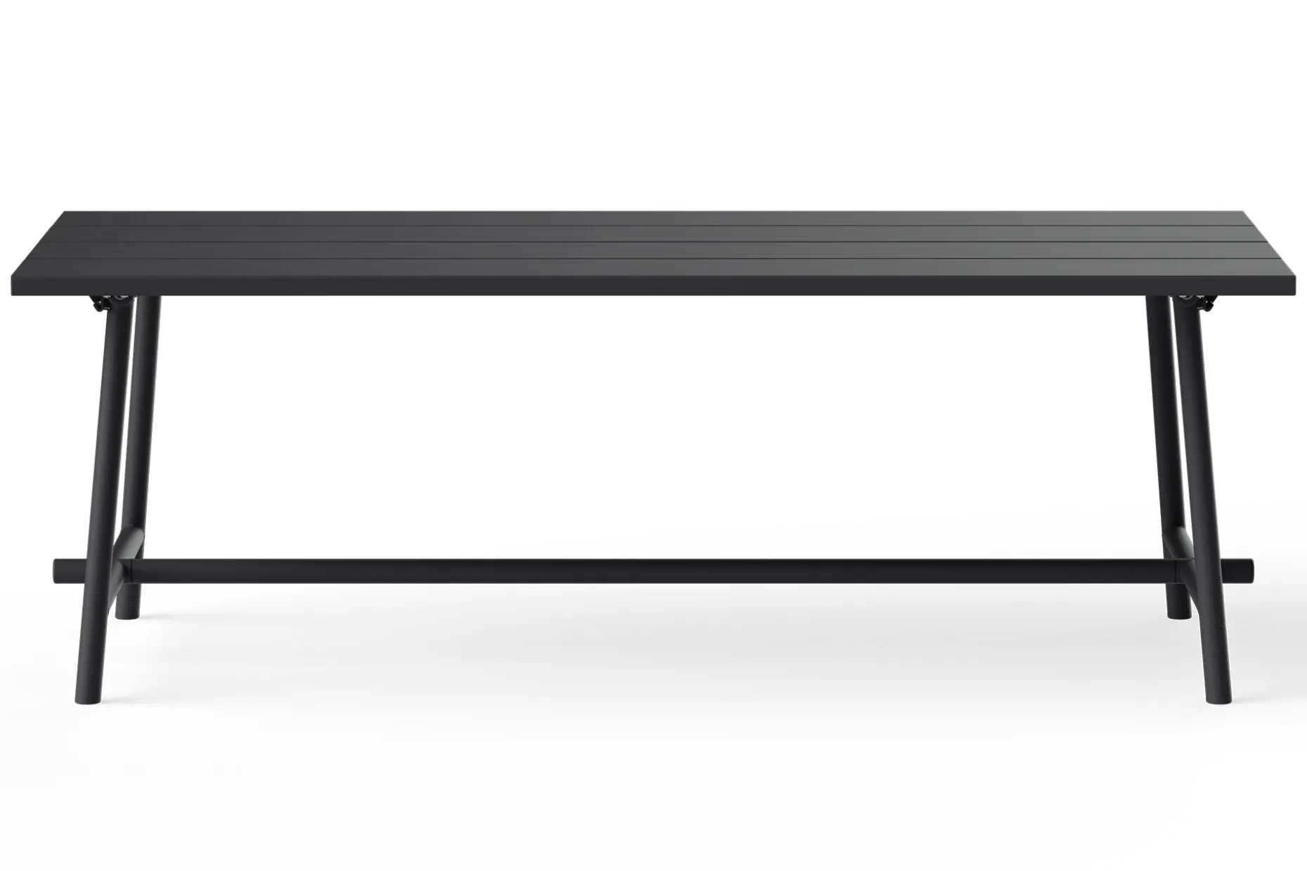 Fred's Table Tuintafel, zwart, 220x100x76 cm
