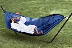 Headdemock Dark Blue Hangmat met standaard, 270x138x110 cm
