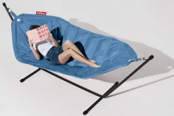 Headdemock Jeans Light Blue Hangmat met standaard, 270x138x110 cm