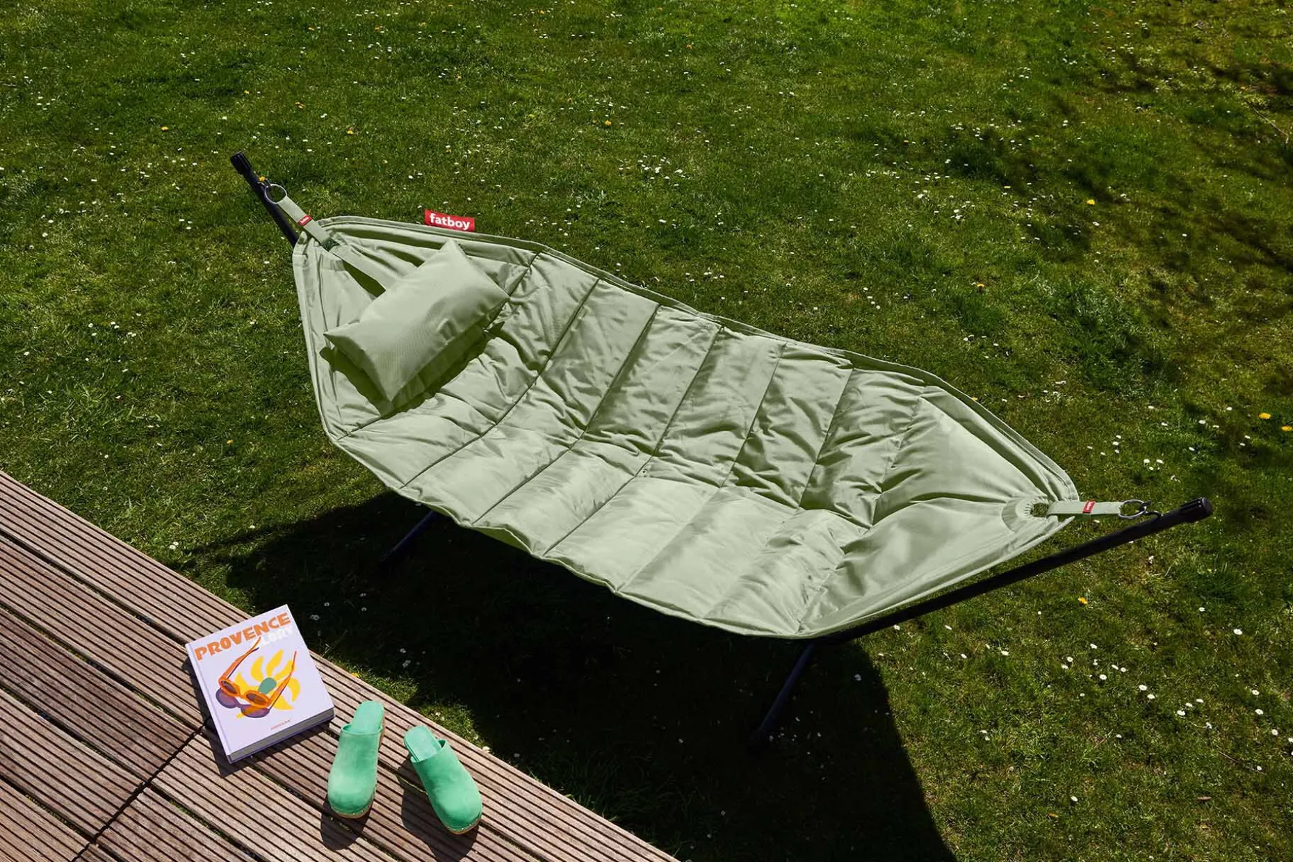 Headdemock Pillow Kussen voor hangmat, groen, 69x15x29 cm