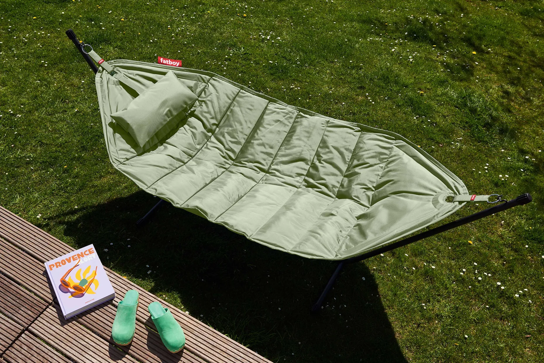 Headdemock Seagrass Hangmat met standaard, 270x138x110 cm