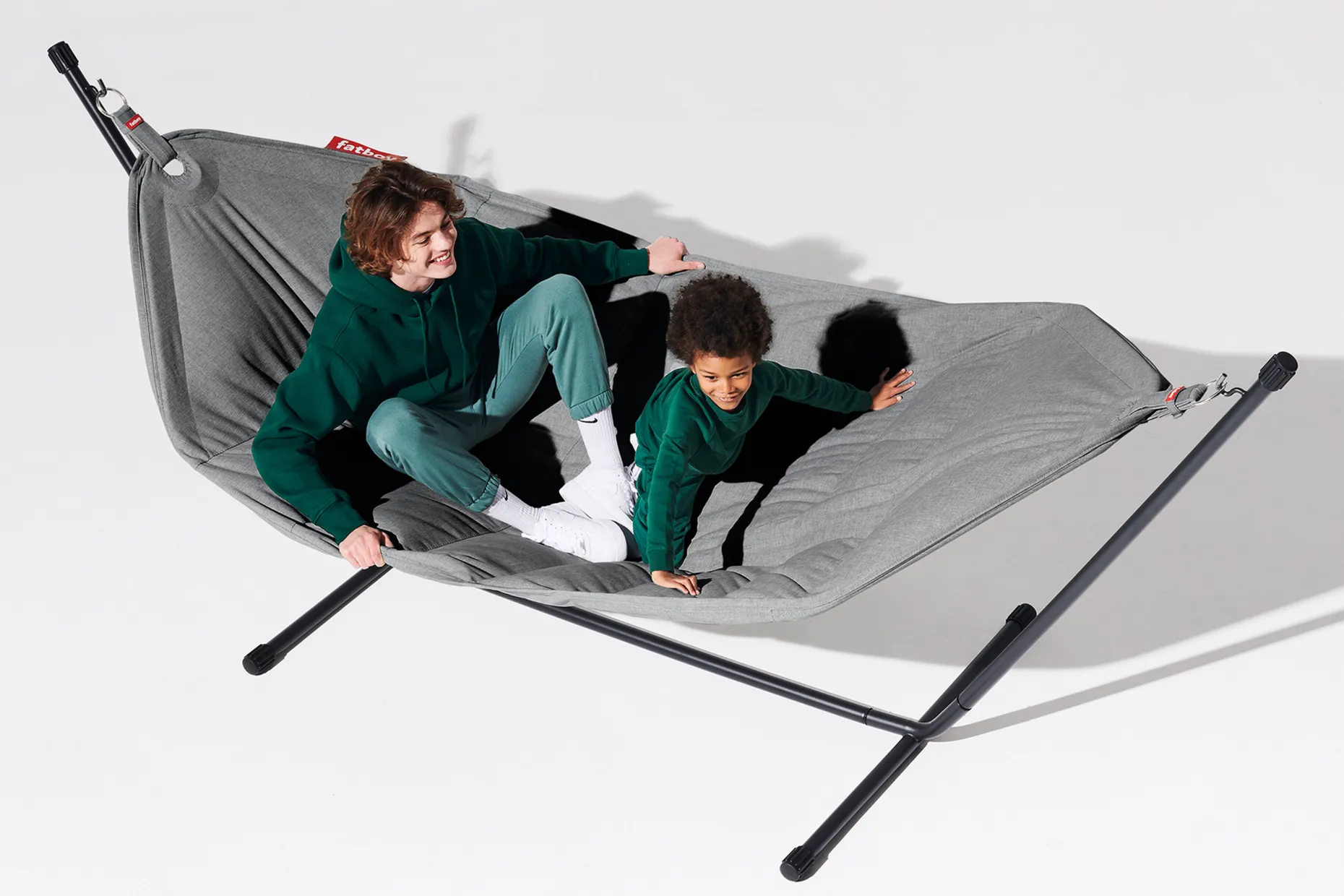 Headdemock Superb Rock Grey Hangmat met standaard, 270x138x110 cm