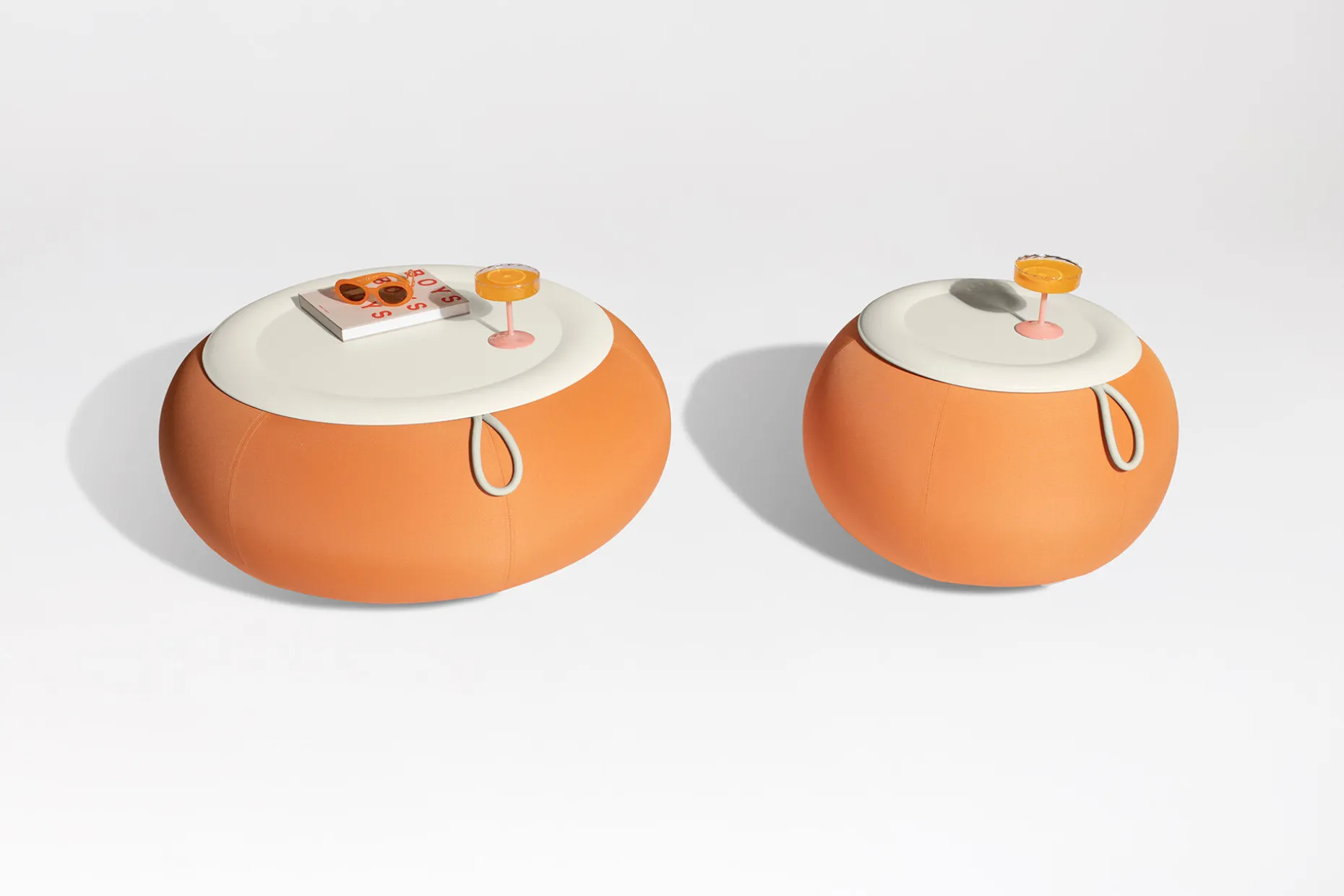 Humpty Outdoor Outdoor salontafels, oranje, 65x65x35 cm