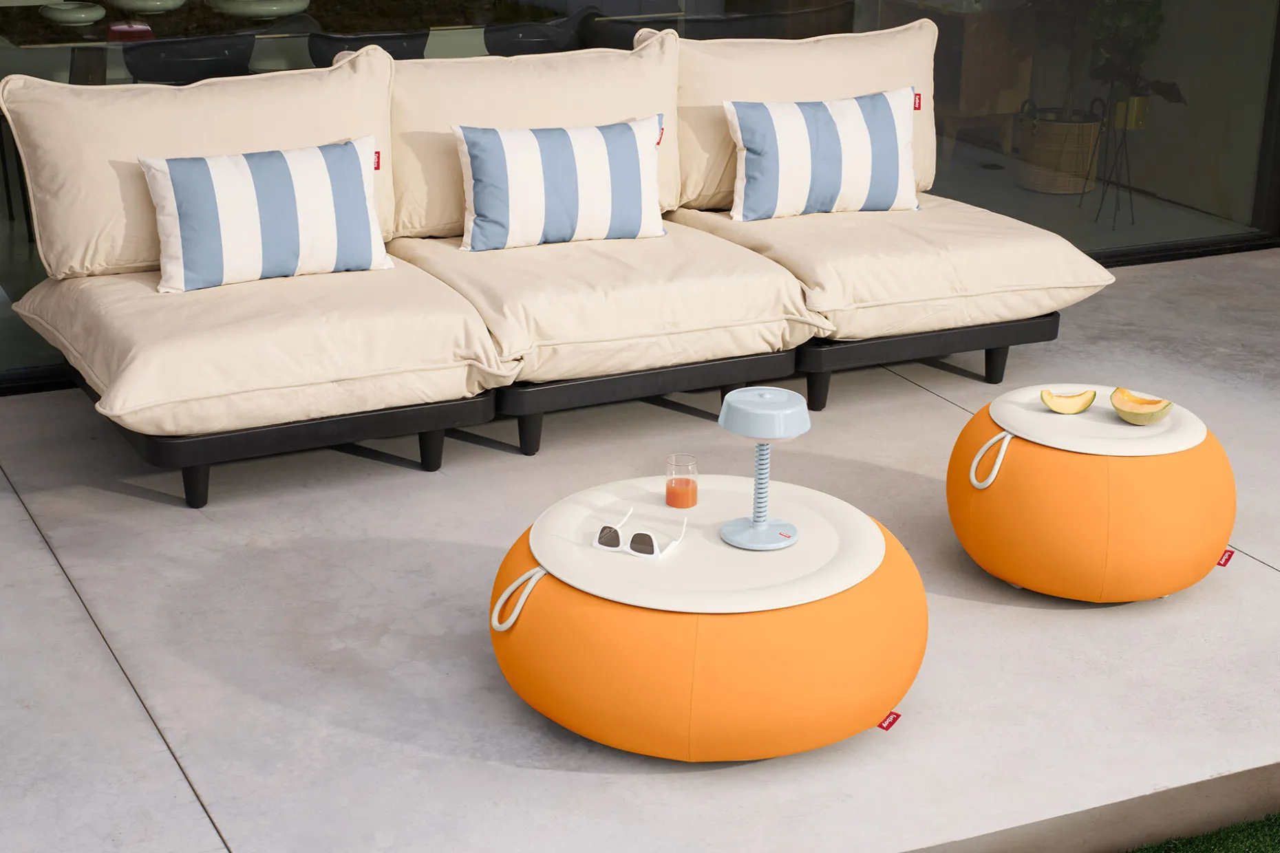 Humpty Outdoor Outdoor salontafels, oranje, 65x65x35 cm